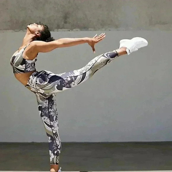 Free People Movement Legging Wave Crush High Rise - Picture 2 of 4